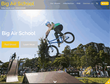 Tablet Screenshot of bigairschool.com.au